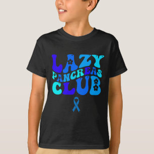 T-shirt Super Lazy Pancreas Club Sensibilisation au diabèt