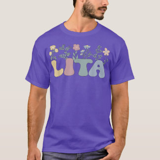 T-shirt Super Lita Grandmère Fleurs Lita Grandma T-Shi