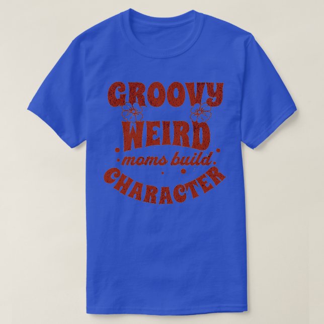 T-shirt super maman bizarre construire caractère 126 (Design devant)