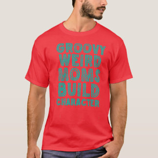 T-shirt super maman bizarre construire le caractère 243