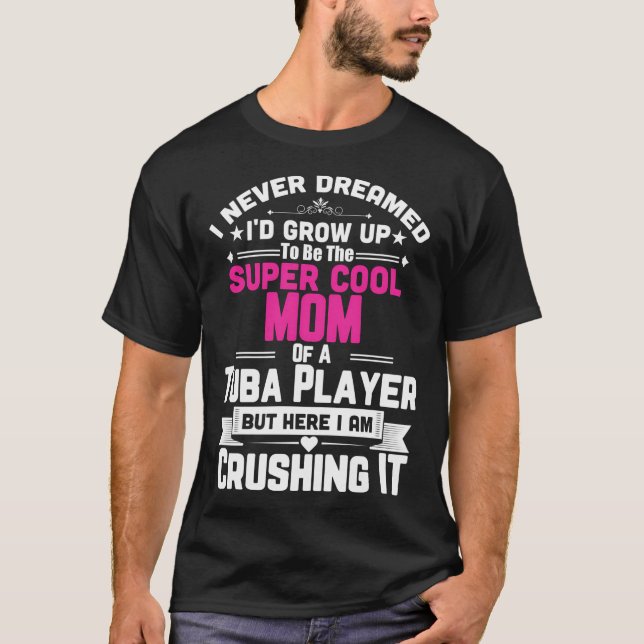 T-shirt Super Maman Tuba Marching Band (Devant)