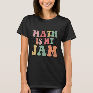 T-shirt Super Math est ma confiture le premier jour de ret