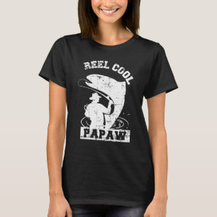 T-shirt Super Mèche Amusant Fête Des Pères Pêche Papy Pour