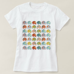 T-shirt Super mignon cirque tendance éléphant indien