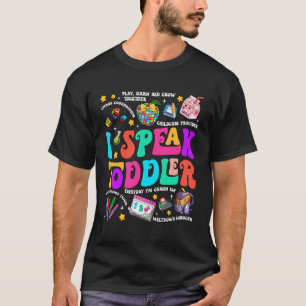 T-shirt Super Mignon Je Parle Enseignant Enfant En Bas âge