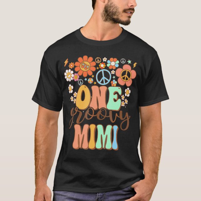 T-shirt Super Mimi Grand-mère Anniversaire Correspondance  (Devant)