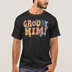 T-shirt Super Mimi Retro Grand-mère Famille jumelée 1er oi