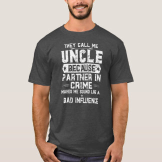 T-shirt Super Nouveau Nephew On M'Appelle Oncle Parce Que