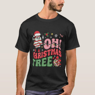 T-shirt Super Oh Noël Arbre gâteaux Drôle Noël Gâteau de N