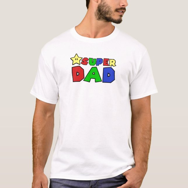 T-shirt super papa (Devant)