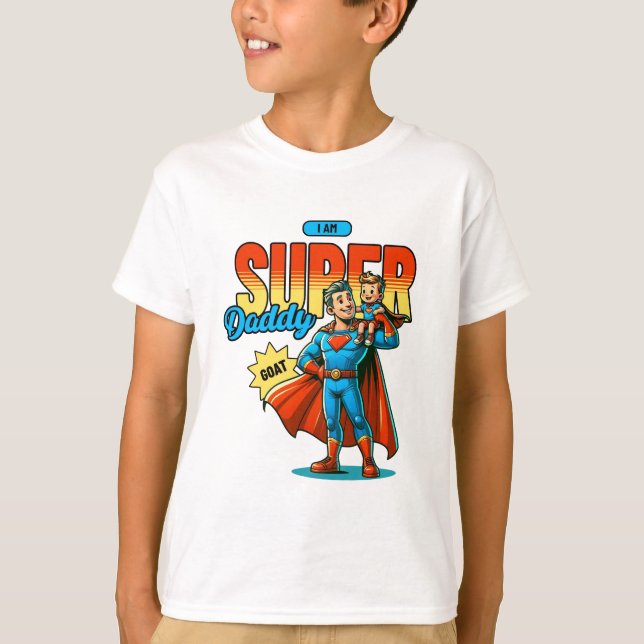 T-shirt Super papa (Devant)
