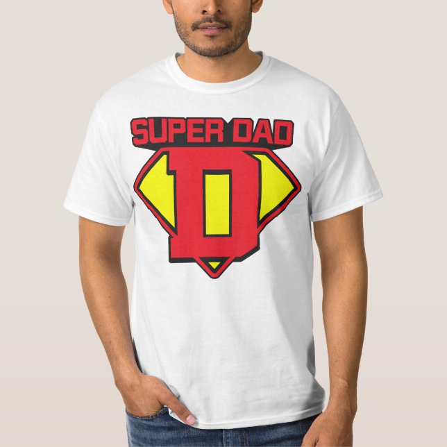 T-shirt Super Papa 🦸 ‍ ♂️ 💪 (Devant)