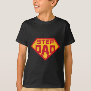 T-shirt Super papa drôle héros beau-père anniversaire fête