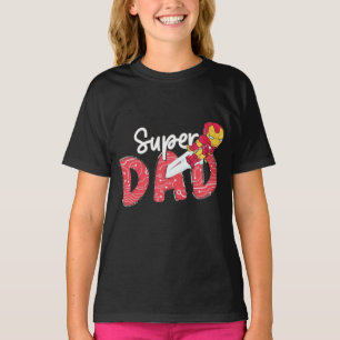 T-shirt Super Papa - Iron Hero Edition