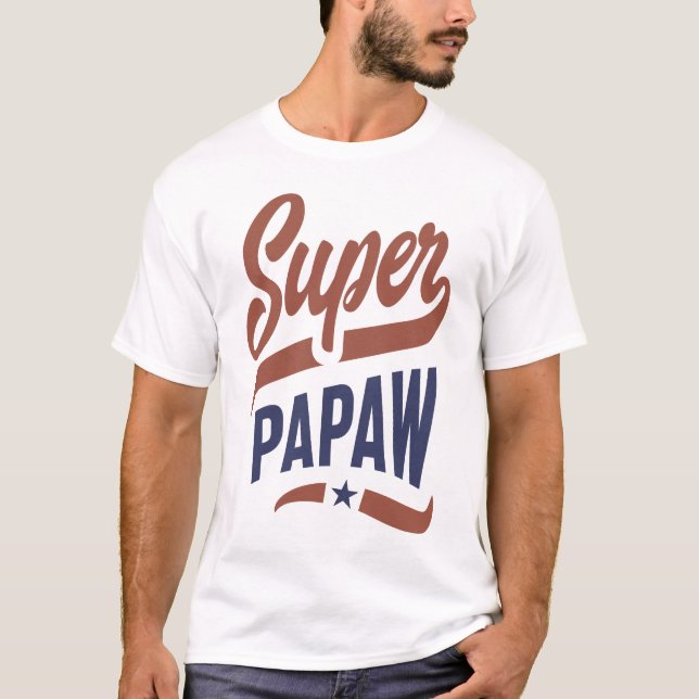 T-shirt Super Papaw (Devant)