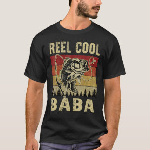 T-shirt Super Pêcheur Baba Papy Fête Des Pères Pêche
