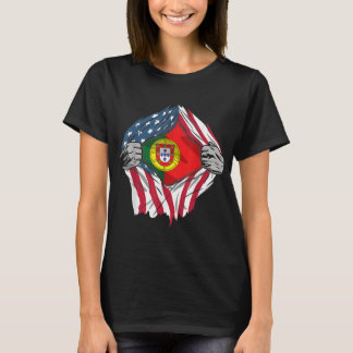 T-shirt Super Portugais Patrimoine Fier Portugal Racines F