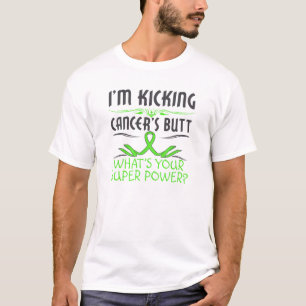 T-shirt Super pouvoir de coup de pied de bout de Cancer de