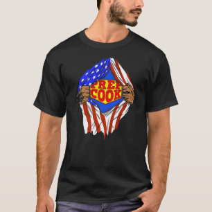 T-shirt Super Prép Cuisinier Héros Emploi