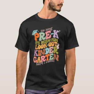 T-shirt Super Retourner À L'École Si Longtemps Pré K Regar