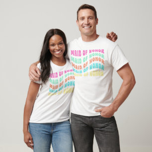 T-shirt Super Retro Bachelorette Fête Maid Of Honor