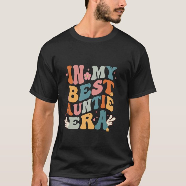 T-shirt Super Retro Dans Ma Meilleure Tante Era Cool Tante (Devant)
