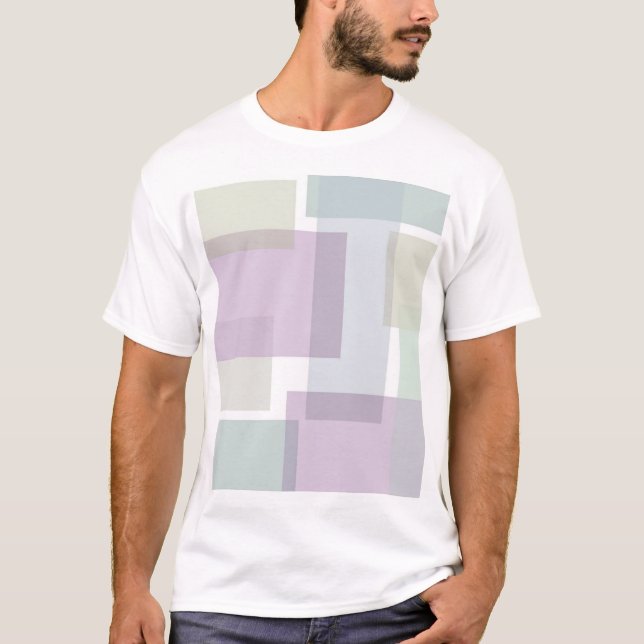 T-shirt Super Retro Green Dusty Blue Floral (Devant)