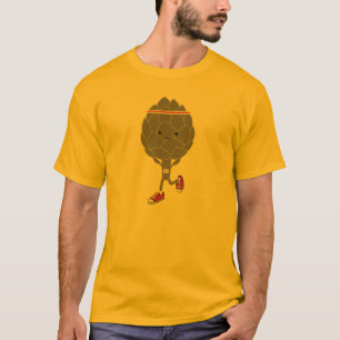 T-shirt Super Retro Kawaii Artichoke Runner