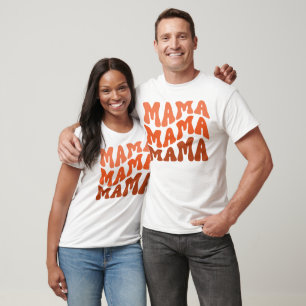 T-shirt Super Retro Mama automne saison Anniversaire Corre