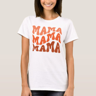 T-shirt Super Retro Mama automne saison Anniversaire Corre