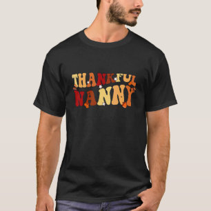 T-shirt Super Rétro Thanksgiving Nanny Vintage Thanksgivin