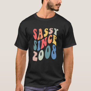 T-shirt Super Sassy depuis 2008 2008 Fête d'anniversaire d