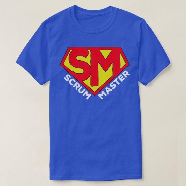 T-shirt Super Scrum Master Agile Scrum Master Balsamique B (Design devant)