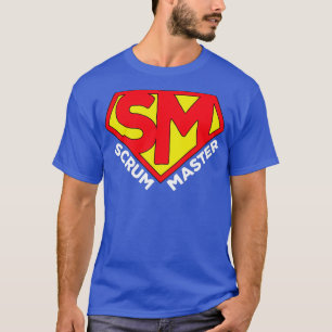 T-shirt Super Scrum Master Agile Scrum Master Balsamique B