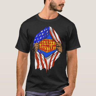 T-shirt Super Security Assistant Hero