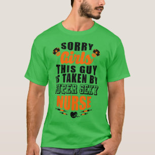 T-shirt Super Sey Nurse Boyfriend Mari (Noir)