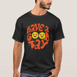 T-shirt Super Sourire L'Amour Du Visage Avoir Une Bonne Jo
