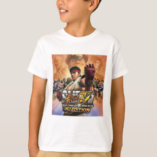 T-shirt Super Street Fighter IV 3D Edition Box Art