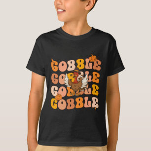 T-shirt Super Thanksgiving Gobble Fall Graphic Tee Pour Wo