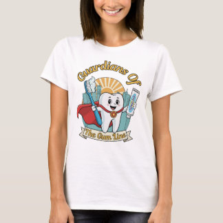 T-shirt Super Tooth Hero Dental Shirt