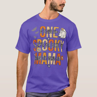 T-shirt Super une maman Éffrayante MamaTee Leopard Femmes