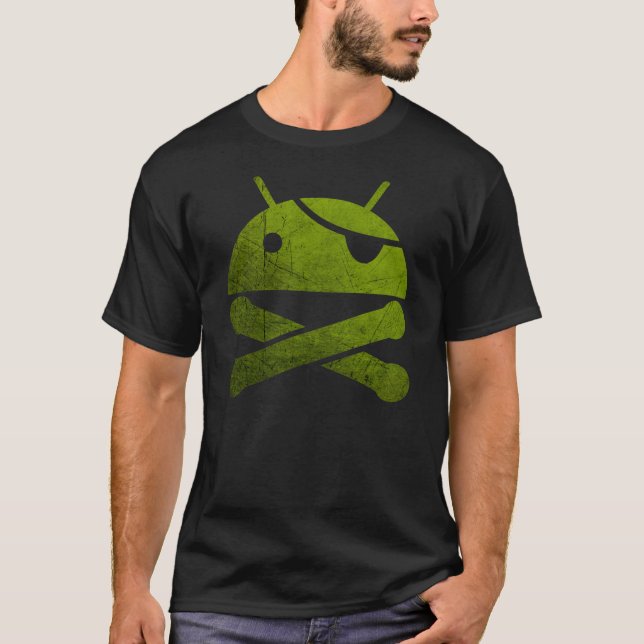 T-shirt Super-utilisateur androïde (Devant)