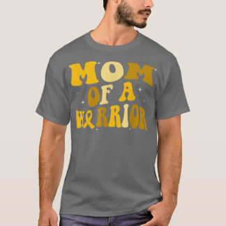 T-shirt Super Vintage Conscience du cancer de l'enfant Mam