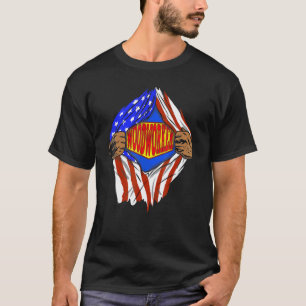 T-shirt Super Woodworker Hero