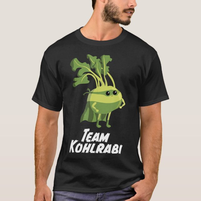 T-shirt Superaliment végétal Kohlrabi Pour Les Végétaux Et (Devant)