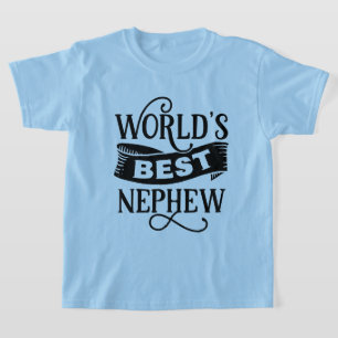 T-shirt Superbe art de mots du meilleur neveu du monde