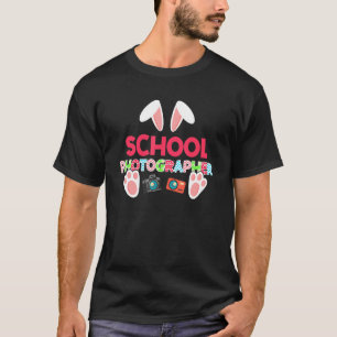 T-shirt Superbe Bunny Photographe Bunnies Oeufs De Lapin E
