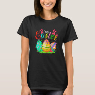 T-shirt Superbe chasse aux oeufs Bunny Pâques Joyeux jour 