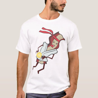 T-shirt superbe de lard d'action