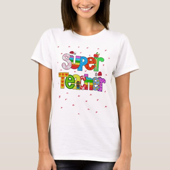 T-shirt superbe de professeur (Devant)